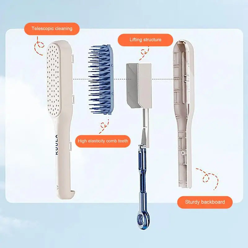 Self-Cleaning Anti-Static Massage Comb