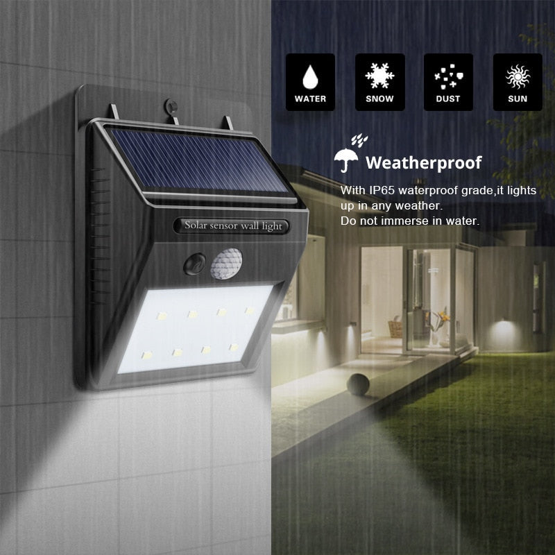 Waterproof Solar Light With Motion Sensor