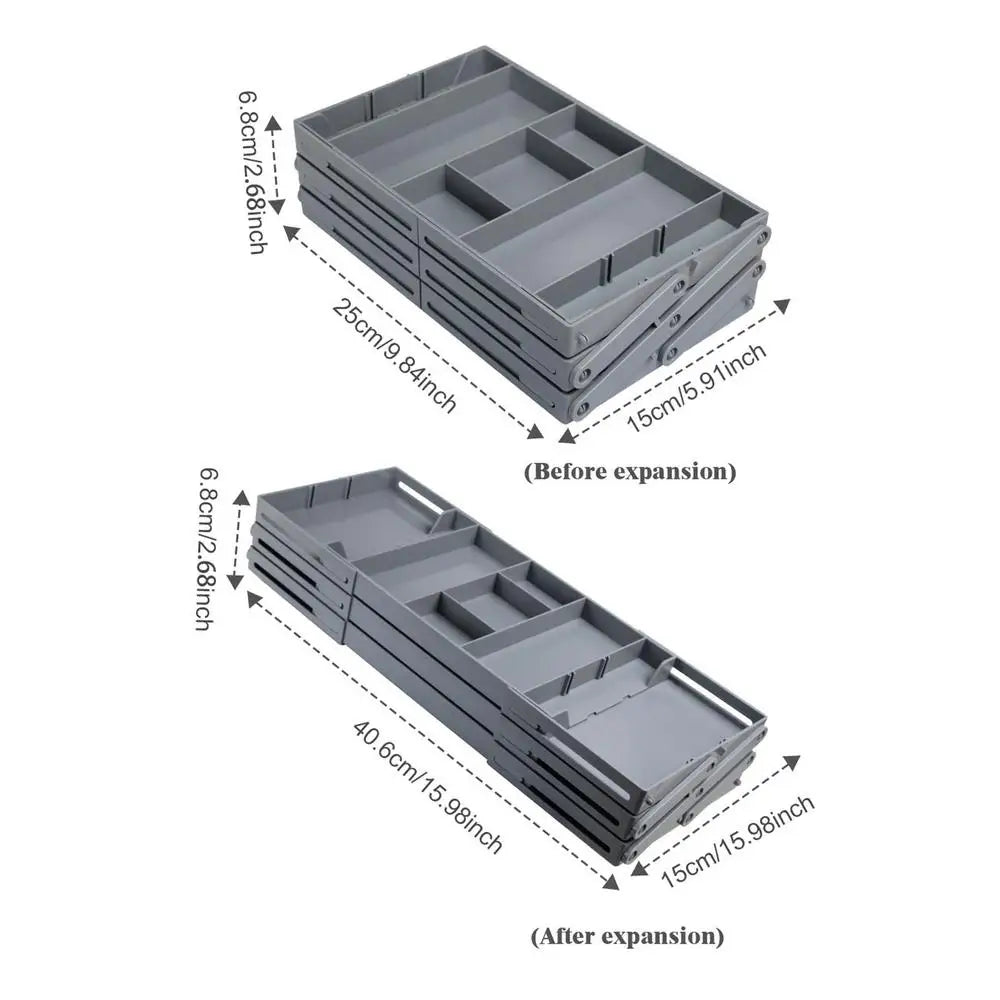 FlexiTier Expandable Drawer Organizer