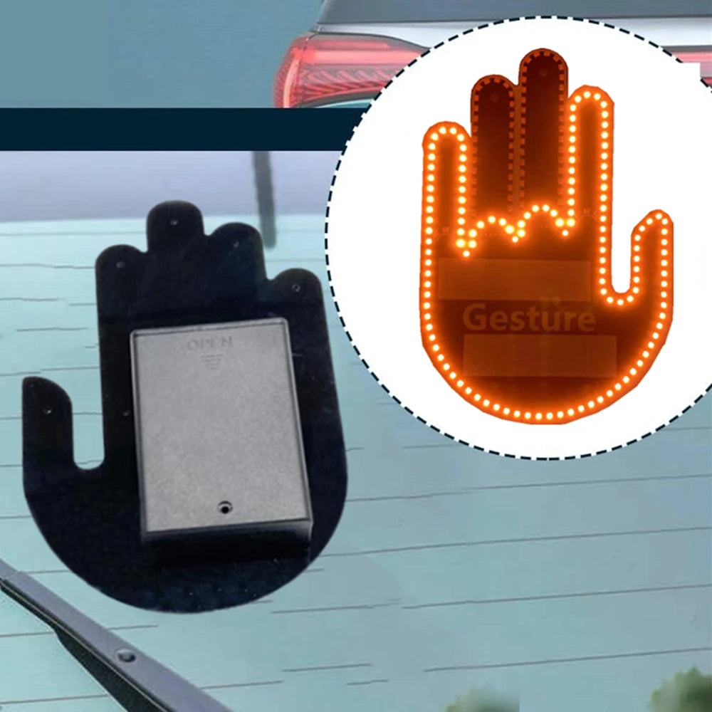 Car Light Hand Finger