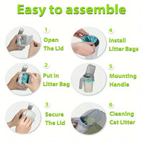 Thumbnail for Cat Litter Scooper with Holder