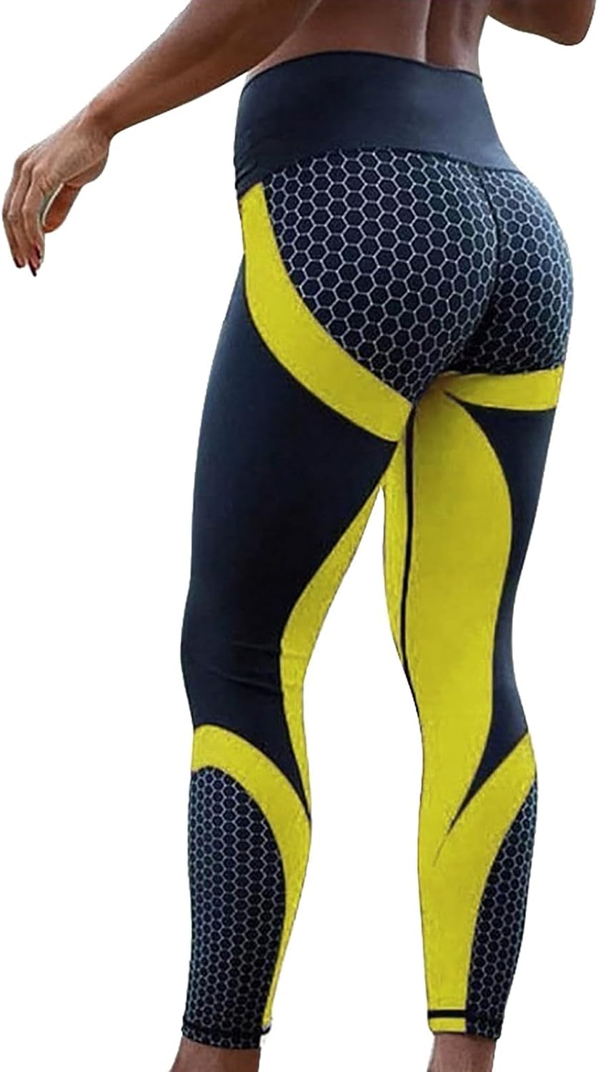 Colorblock Butt Lifting High Waist Sports Leggings