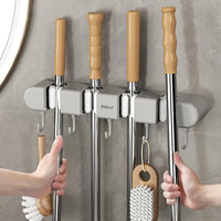 Thumbnail for Hangarmop: Wall-Mounted Mop Holder with Hooks