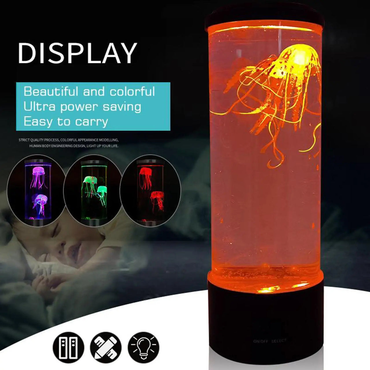 Led Jellyfish Aquarium Lamp