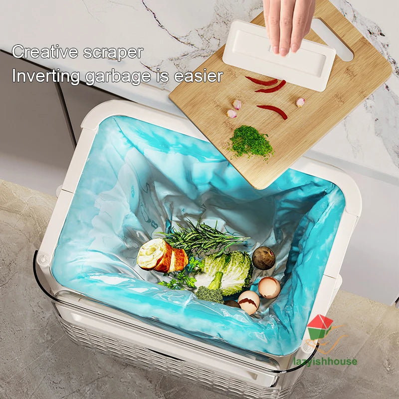 Kitchen Trash Can Plastic Collapsible