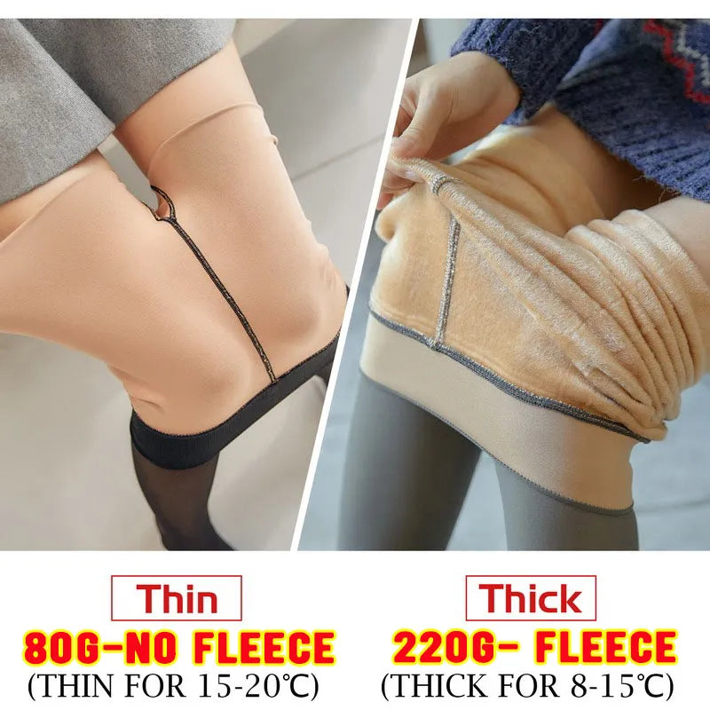🔥WINNER SALE 51% OFF🔥Perfectly Smooth Faux Sheer Cozy Elastic Leggings