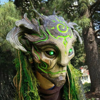 Thumbnail for Green Man Forest Spirit Mask Costume Accessories Masks