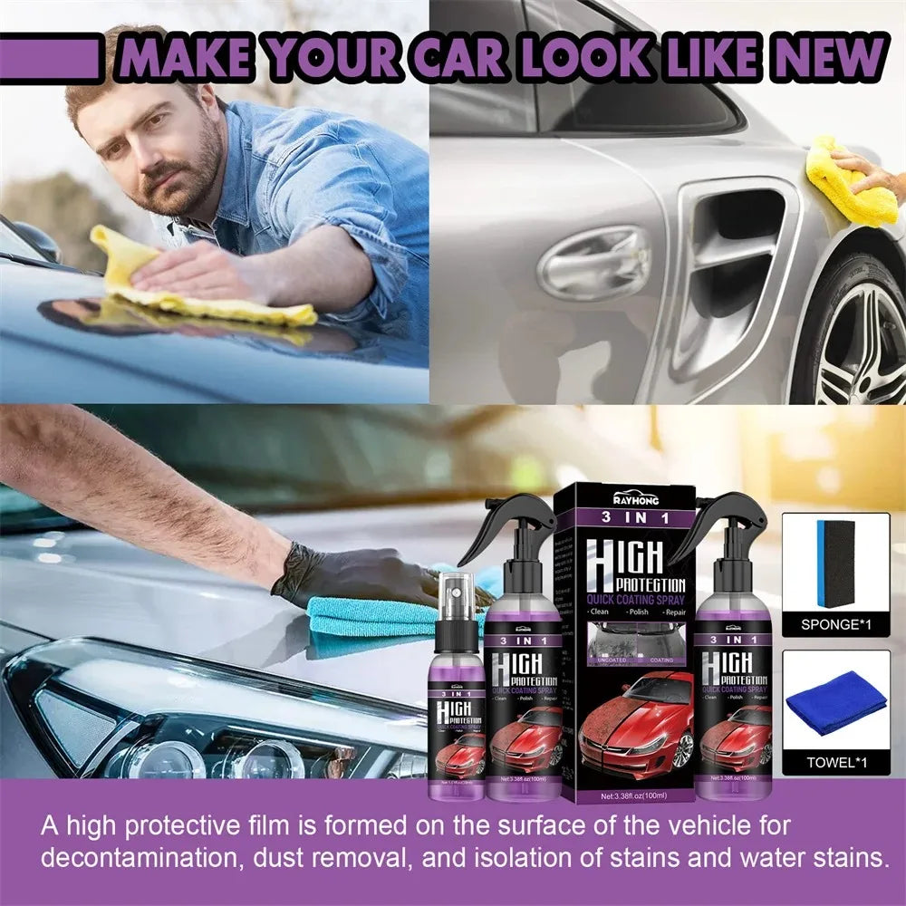 3 in 1 Ceramic Car Coating Spray