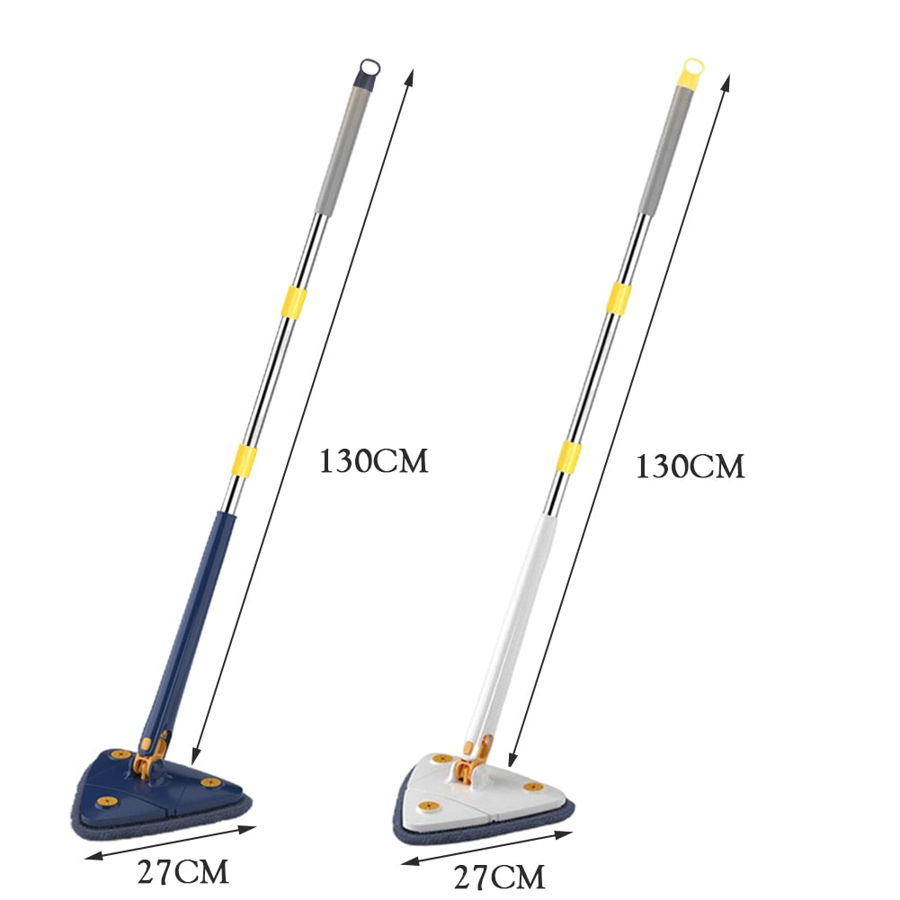 Triangle Mop 360° Rotating Microfiber Cleaning