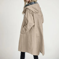 Thumbnail for 🔥Winter Sale 51% OFF🔥Water Resistant Oversized Hooded Windbreaker Rain Jacket