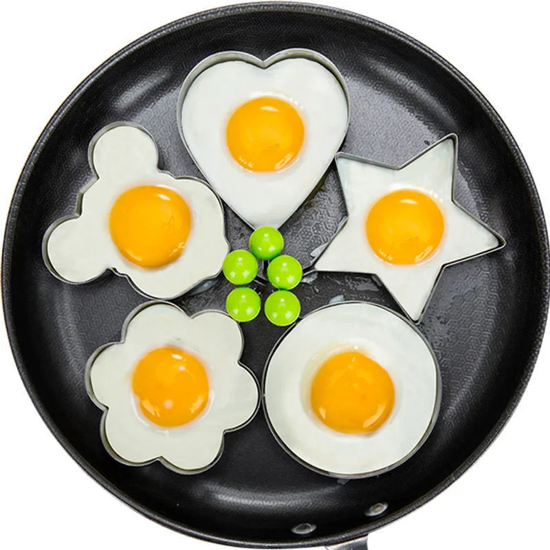 EggForm 5-Piece Stainless Steel Molds