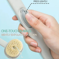 Thumbnail for Washflow™ Long Handle Bath Brush with Soap Dispenser