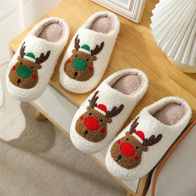 🌲 Early Christmas Sale 🎁CozyFeet™ Reindeer Slides