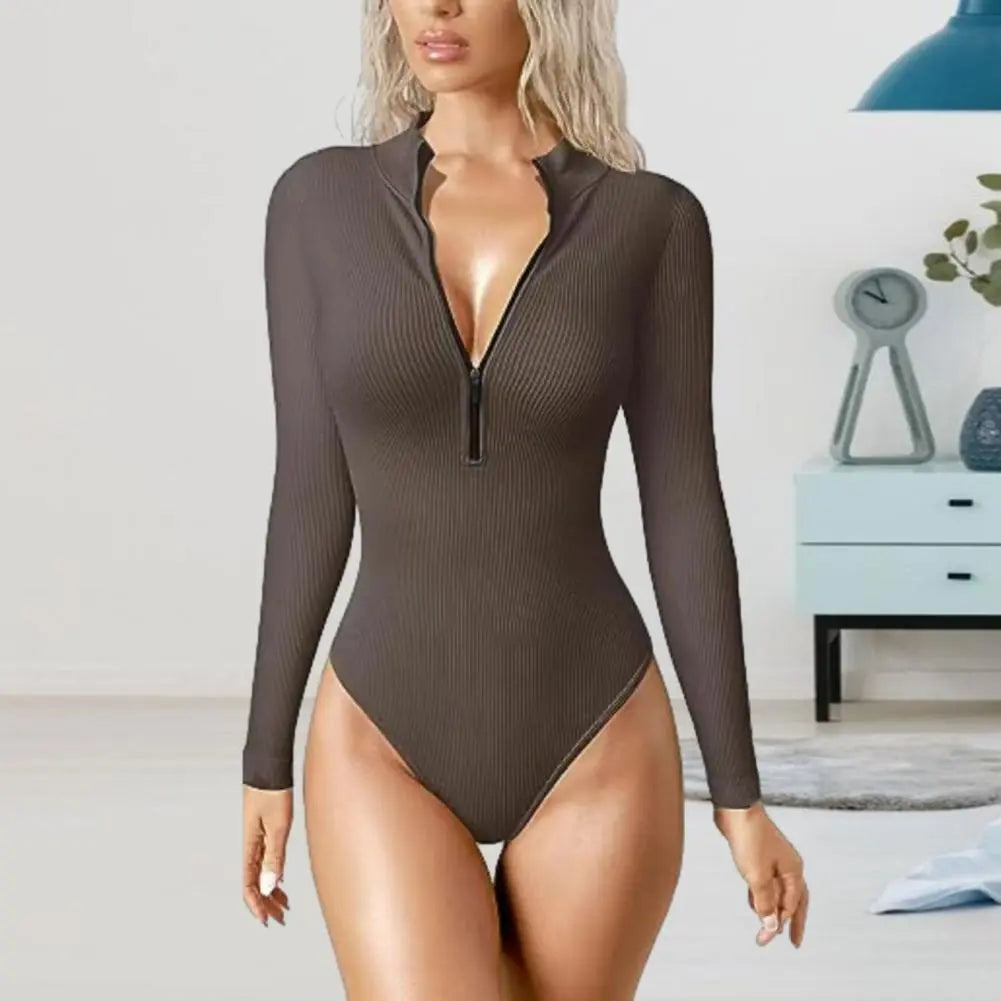 🎄Early Christmas Sale- 51% OFF🎁Snatched Zip Up BodySuit