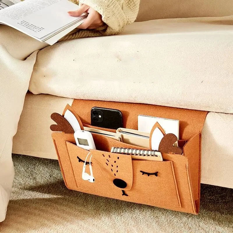 Cartoon Graphic Bedside Storage Bag