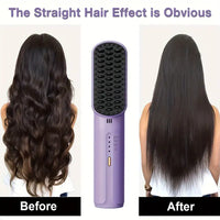 Thumbnail for FlexiStraight - Portable Cordless mini hair straightening comb