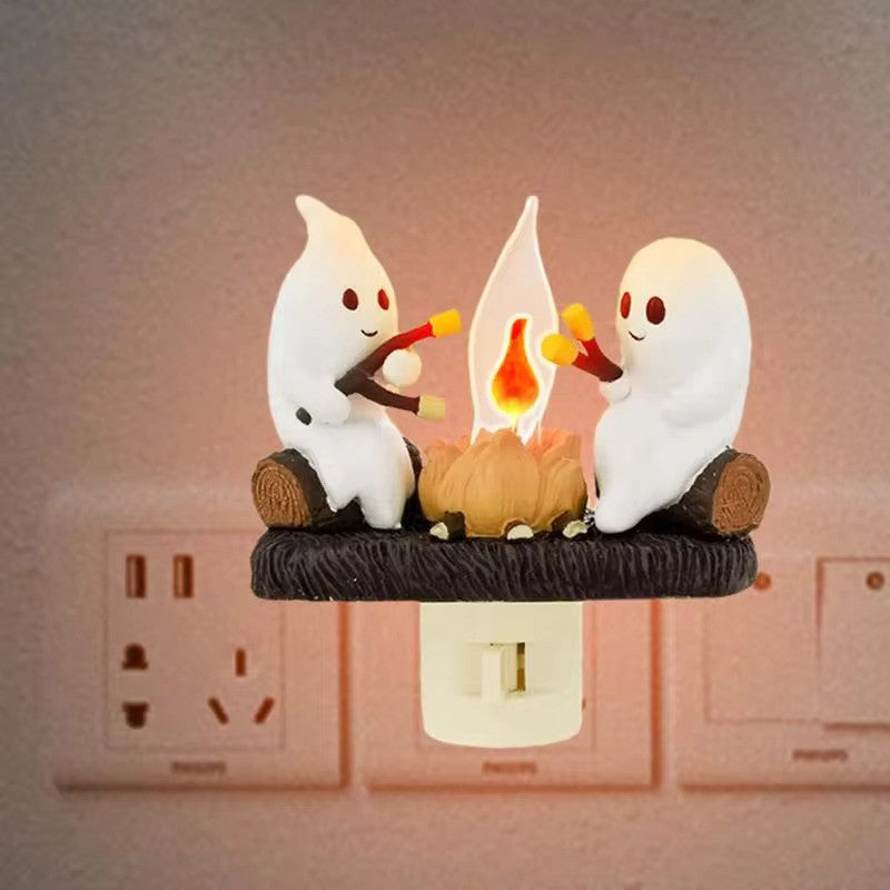 GhostGlow Campfire Nightlight