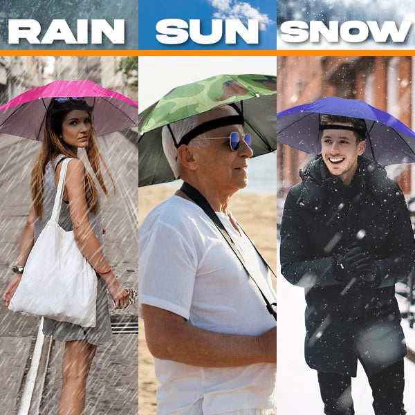 Hands-free Outdoor Umbrella Hat