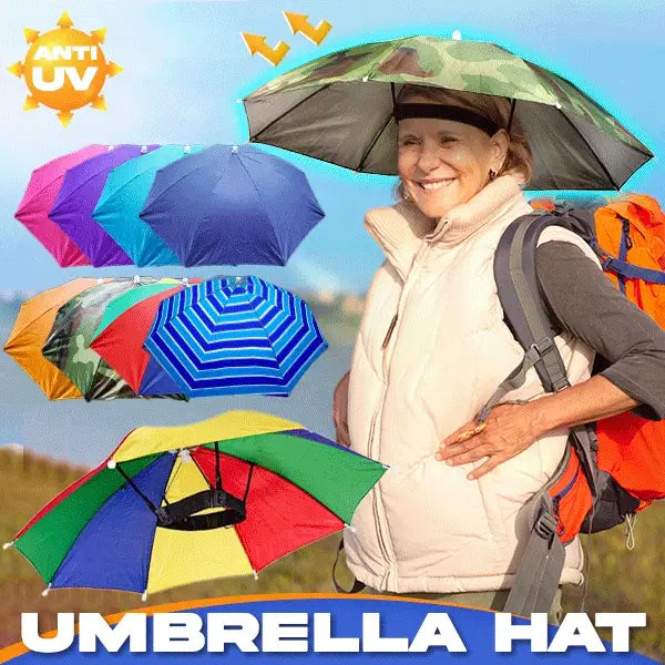 Hands-free Outdoor Umbrella Hat