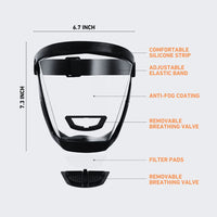 Thumbnail for Anti-Dust & Fog-Resistant Face Shield