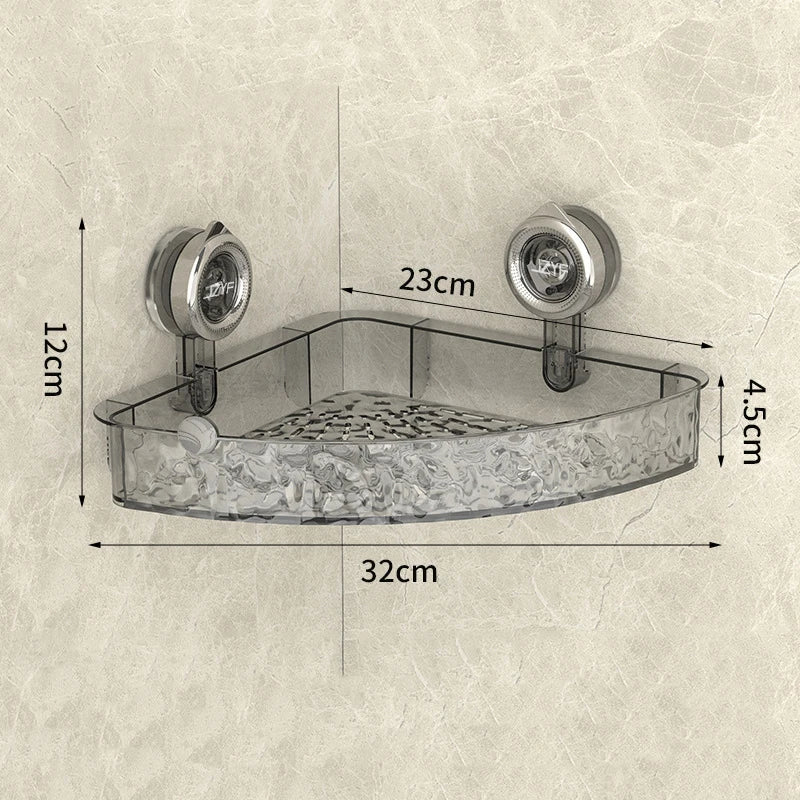 No-Drill Clear Wall Caddy