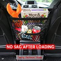 Thumbnail for 3-Layer Car Storage Net Bag Between Seats