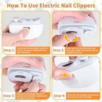 Thumbnail for SafeClip 2-in-1 Electric Nail Trimmer