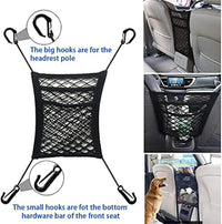 Thumbnail for 3-Layer Car Storage Net Bag Between Seats