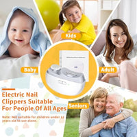 Thumbnail for SafeClip 2-in-1 Electric Nail Trimmer