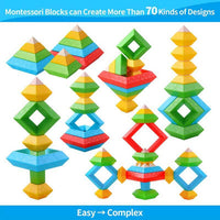 Thumbnail for Pyramids Stacking Blocks - Montessori Educational Toys