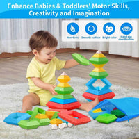 Thumbnail for Pyramids Stacking Blocks - Montessori Educational Toys