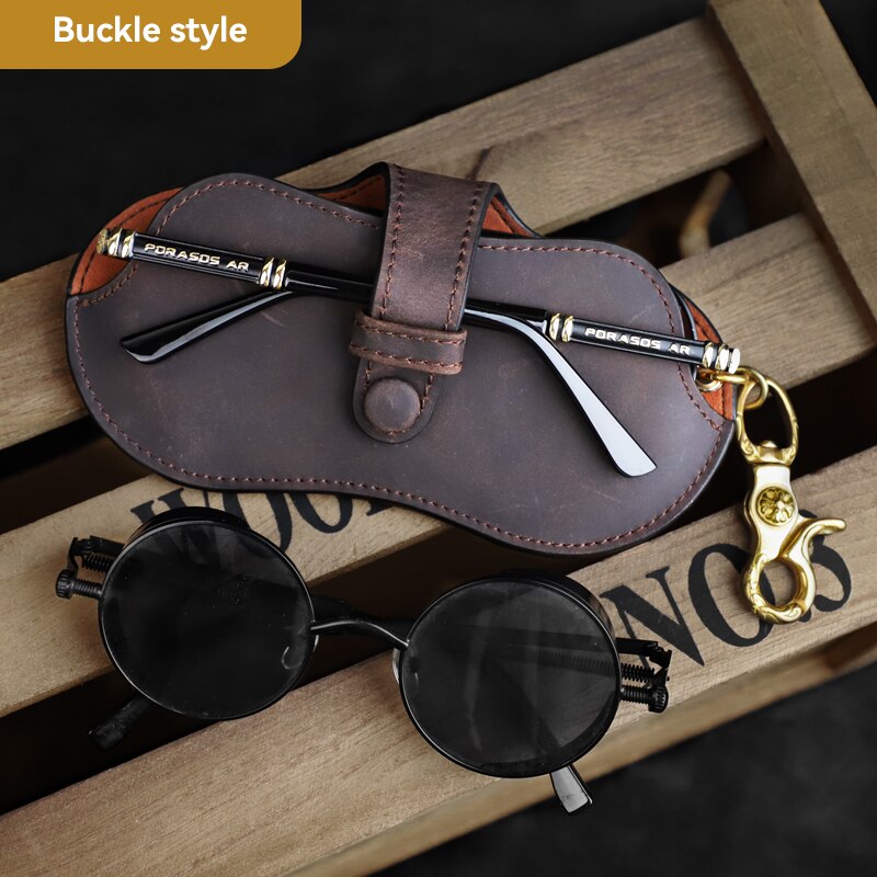Genuine Leather Eyeglasses Bag Handmade