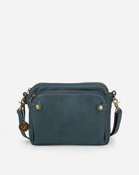 Thumbnail for Three-Layer Leather Crossbody Shoulder and Clutch Bag