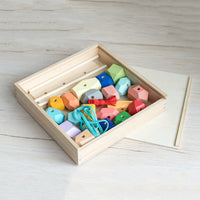 Thumbnail for Wooden Stone Stacking Blocks - Educational Toys