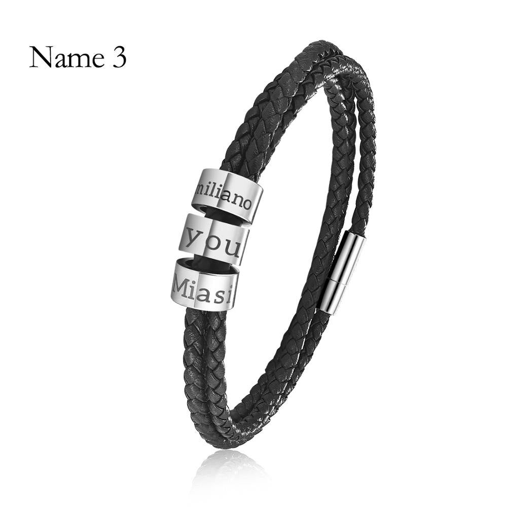 Customized engraved bracelets