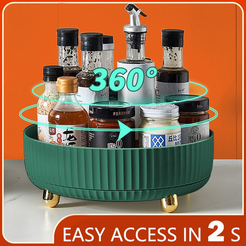 360° Spice Rack - Organize Kitchen Seasonings