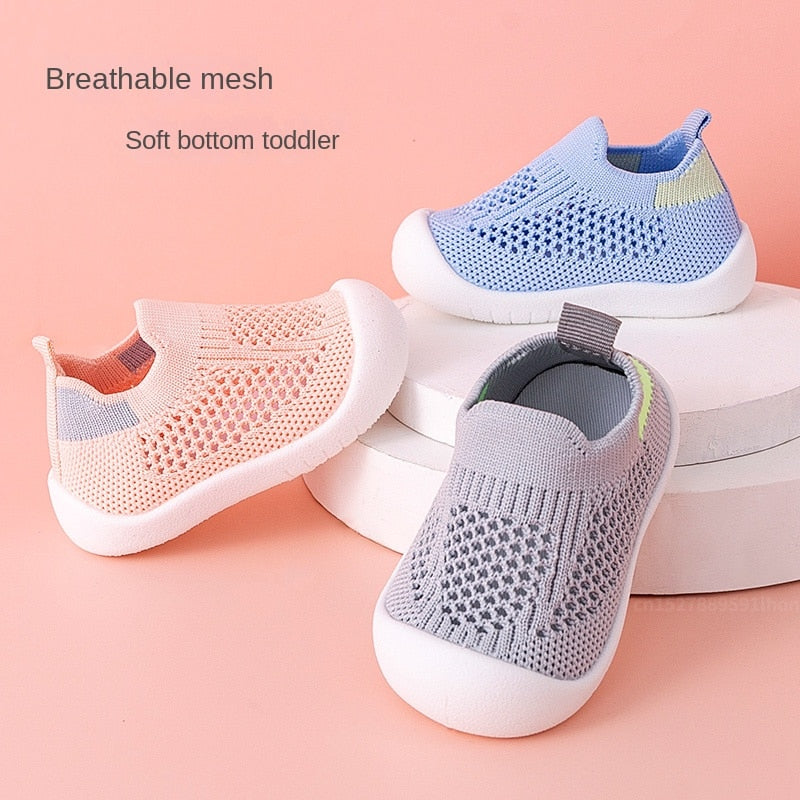 Soft Breathable Mesh Shoes For Babies