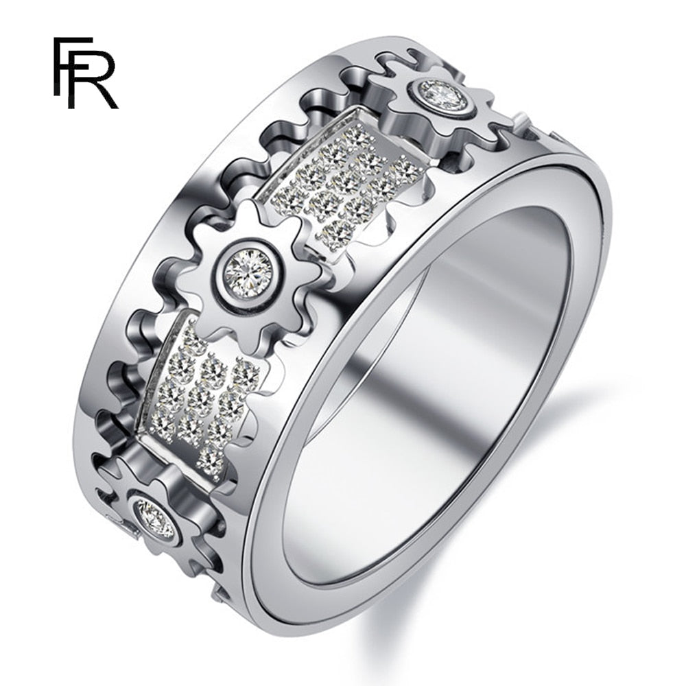 🔥 THE LAST DAY 51% OFF 🔥Diamond Crystal Gear Ring
