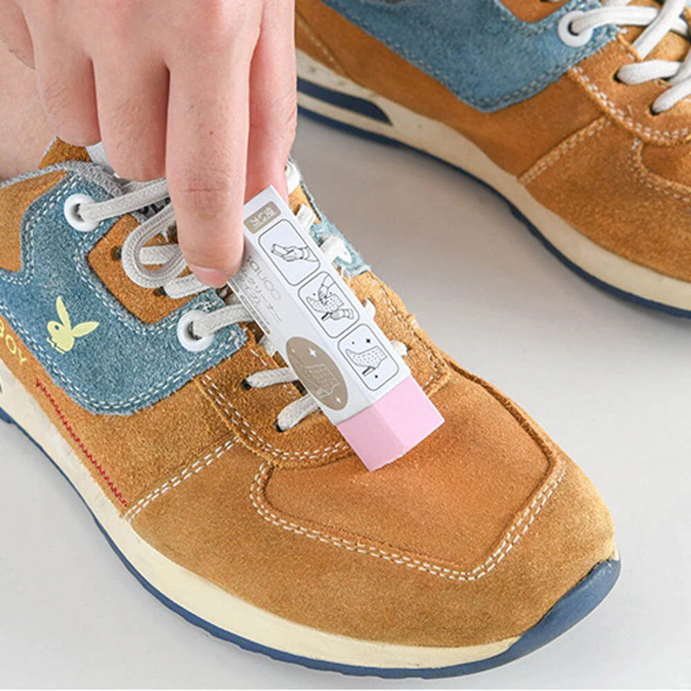 Shoe Cleaning Eraser: Safe for Suede, Leather, Fabric, Canvas & Rubber