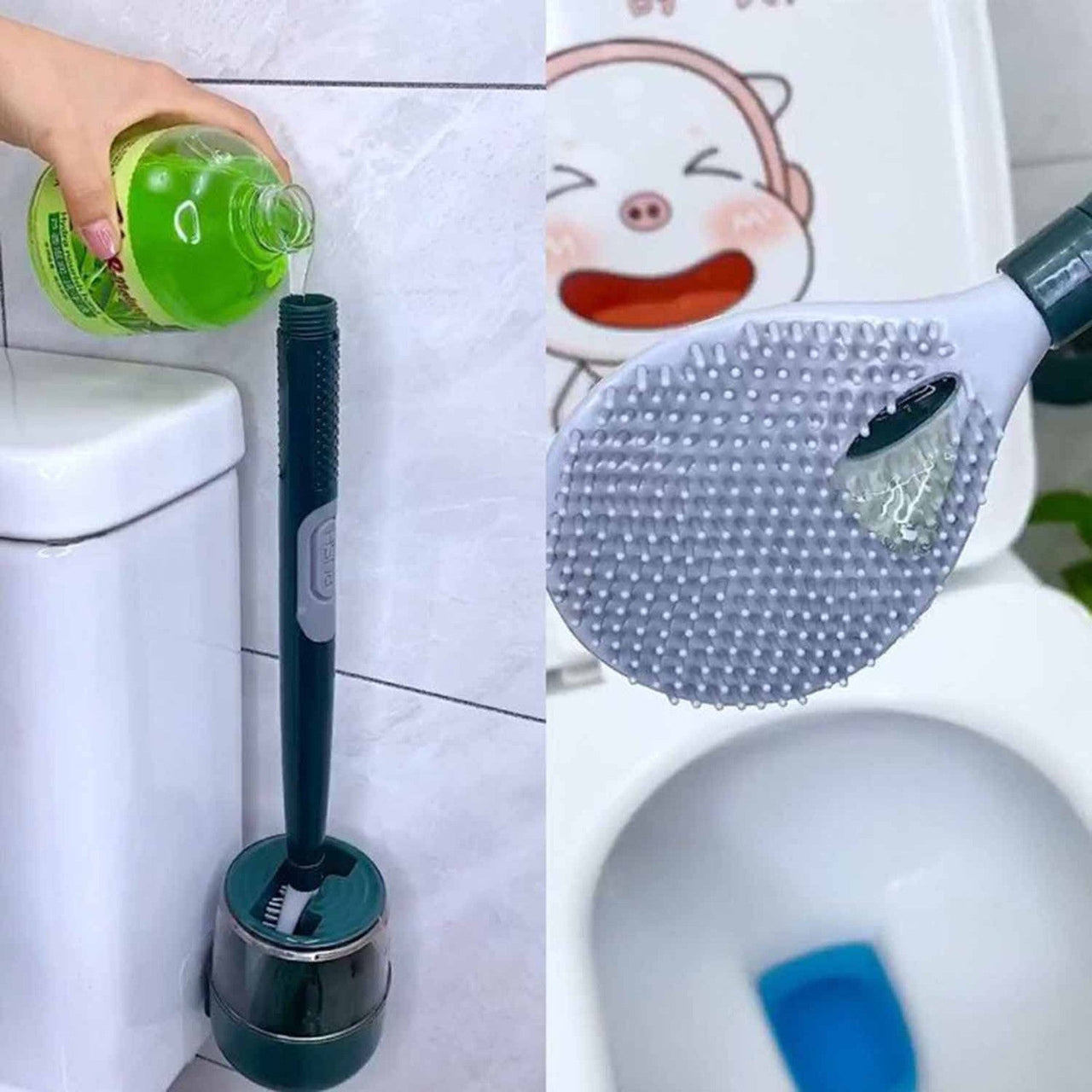 Soap Dispensing Toilet Brush